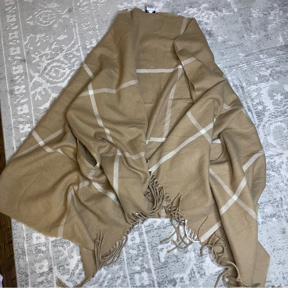 J Crew tan scarf / shawl one size